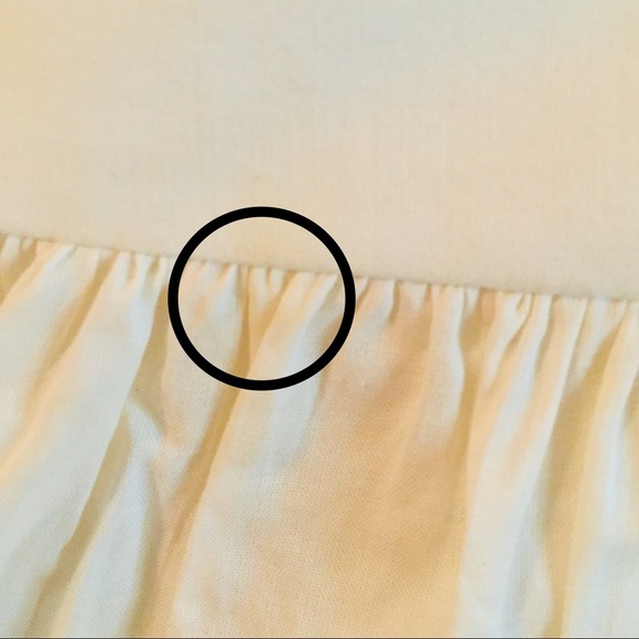 🍒 5/$20 Cream Floral Knee Length Cotton Skirt - Picture 8 of 8